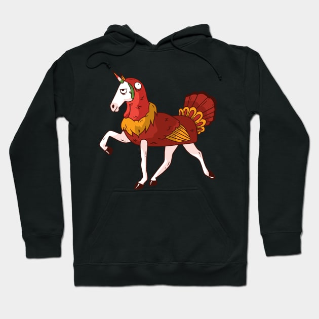 Thanksgiving Unicorn Hoodie by Urban_Vintage